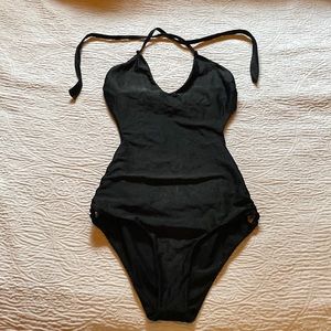 Medium black one piece bikini